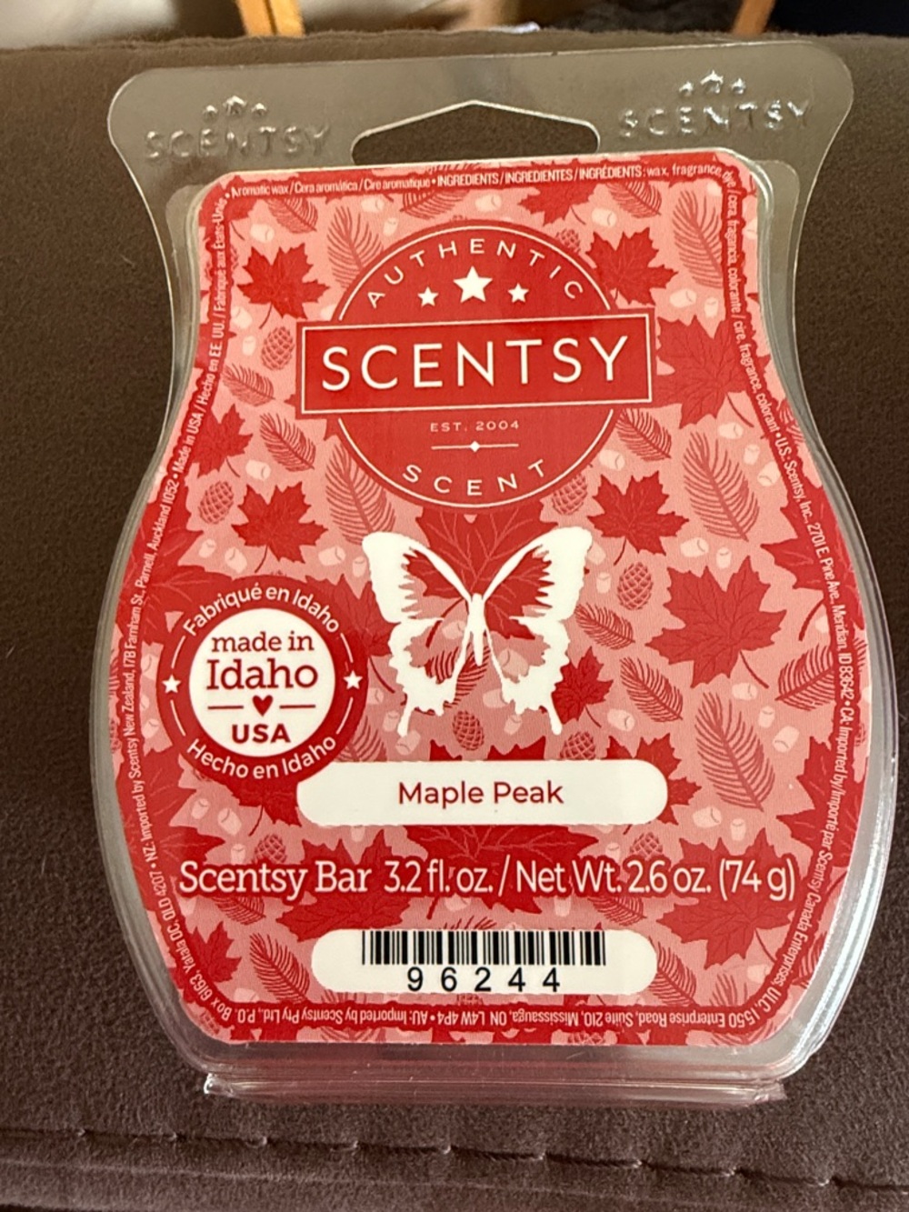Scentsy Maple Peak Wax